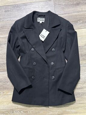 Double-Breasted Black Women's Blazer Jacket by KBB by Kahlana